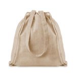 Bolsa RPET con cuerdas y asas largas Duo