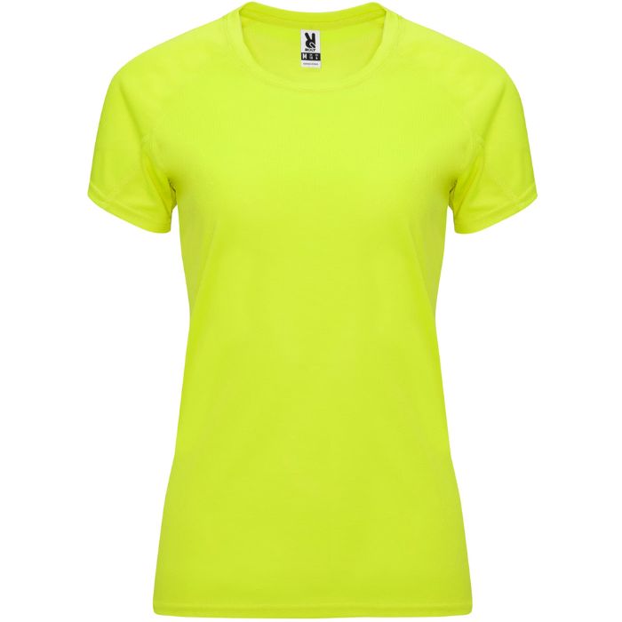 Camiseta técnica Bahrain Woman amarillo fluor