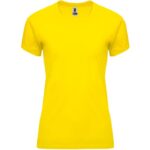 Camiseta técnica Bahrain Woman amarillo