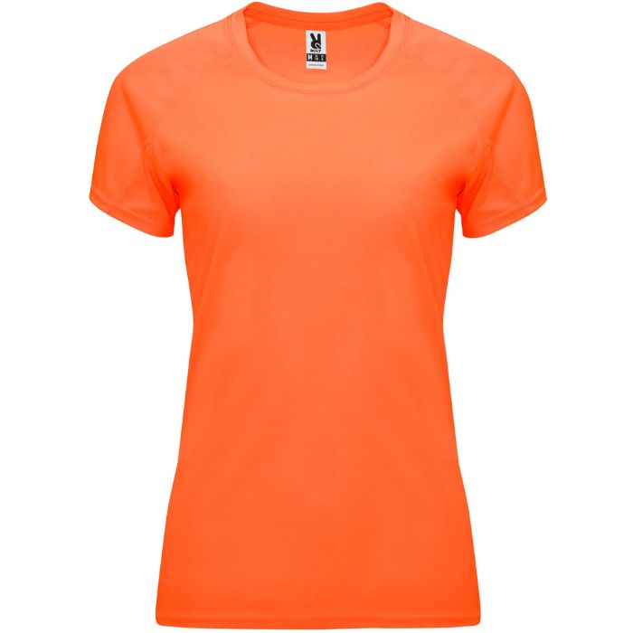 Camiseta técnica Bahrain Woman naranja fluor
