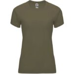 Camiseta técnica Bahrain Woman verde militar