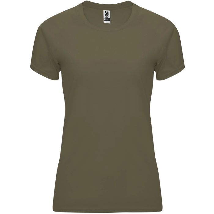 Camiseta técnica Bahrain Woman verde militar