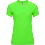 Camiseta técnica Bahrain Woman verde fluor