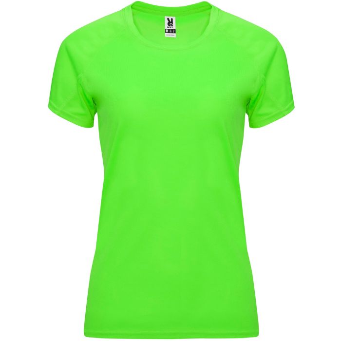 Camiseta técnica Bahrain Woman verde fluor