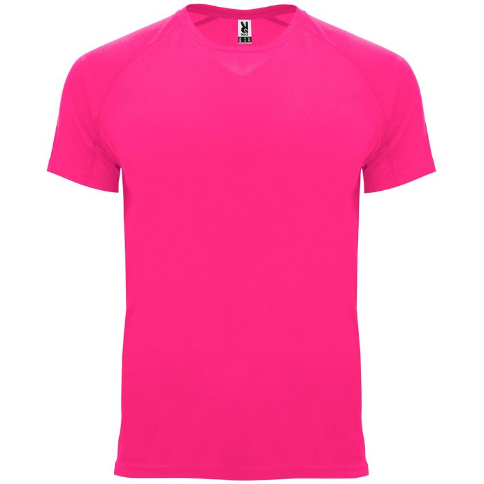 Camiseta técnica Bahrain rosa fluor