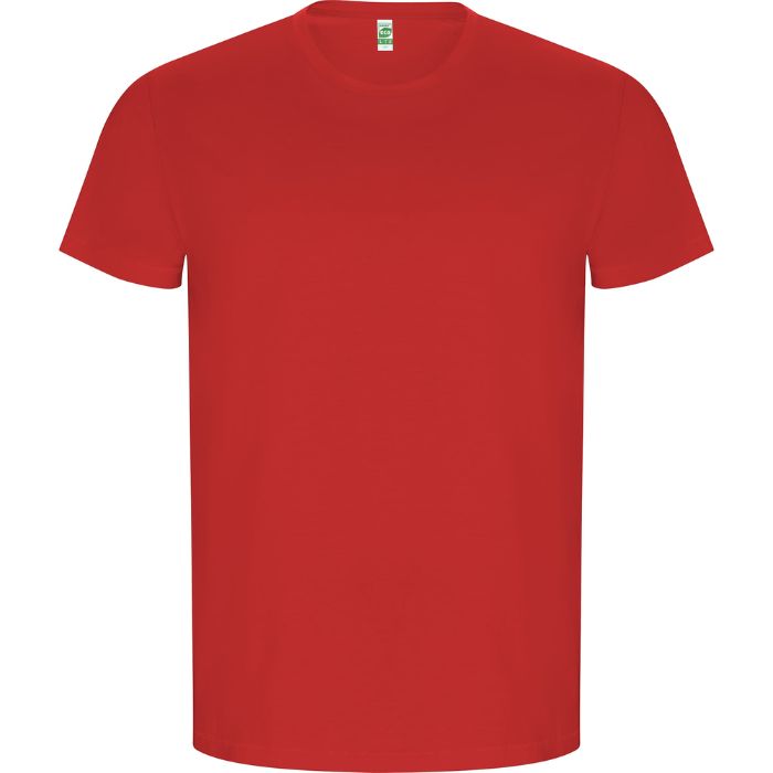 Camiseta algodón orgánico Golden rojo
