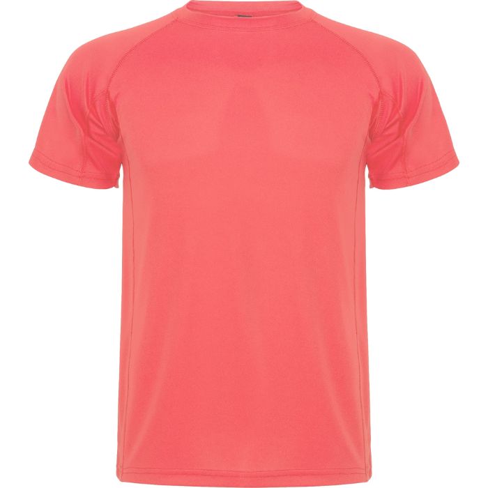 Camiseta técnica Montecarlo coral fluor
