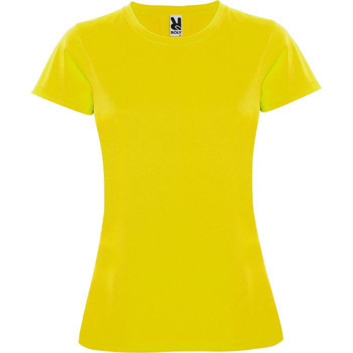 Camiseta técnica Montecarlo Woman amarillo