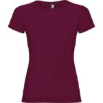 Camiseta mujer Jamaica borgoña