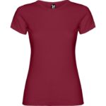 Camiseta mujer Jamaica granate
