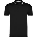 Polo Montreal negro y blanco