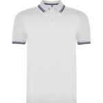 Polo Montreal blanco y marino