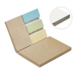 Bloc de notas papel de hierba y tapas de semillas