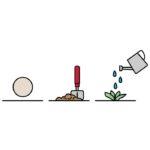 Posavasos de papel de semillas