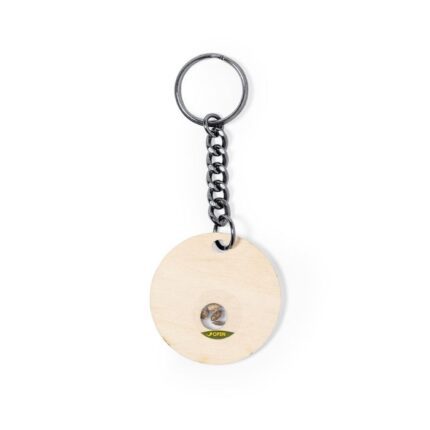 Llavero personalizado con semillas