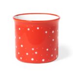 taza de ceramica navideña