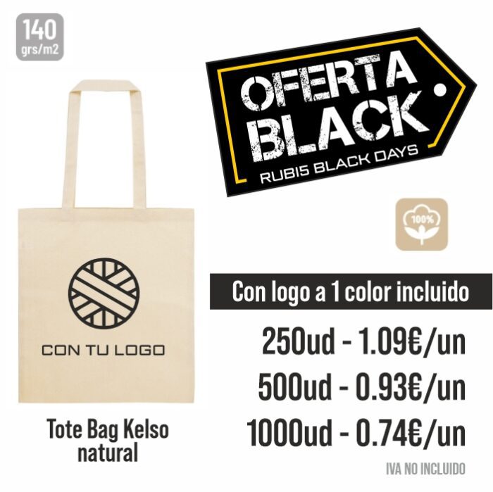 Pack Black Friday Bolsa Kelso Natural