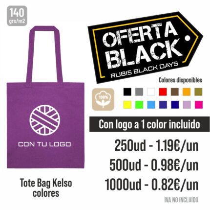 Pack Black Friday Bolsa Kelso Colours