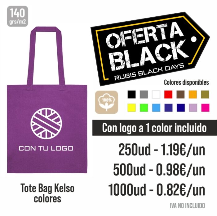 Pack Black Friday Bolsa Kelso Colours