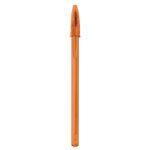 bic style boligrafo clear naranja