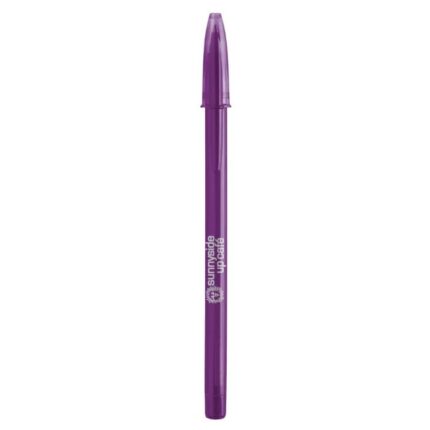bic style boligrafo clear violeta