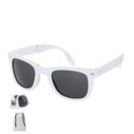 Gafas de sol plegables blancas