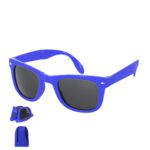 Gafas de sol plegables azules
