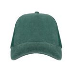 Gorra con rejilla verde