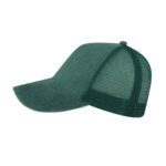 Gorra con rejilla verde