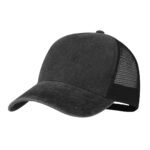 Gorra con rejilla negra