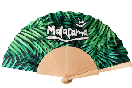 Abanico de madera
