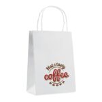 Bolsa de papel pequeña asas retorcidas - Imagen 5