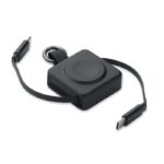 Cable retráctil USB-C con cargador